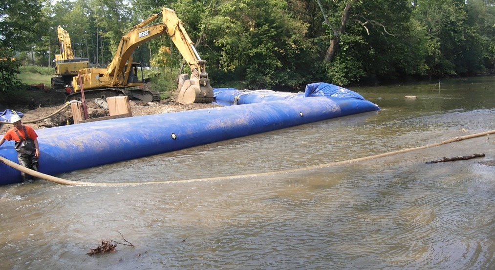 LTTARP Blue PVC Tarpaulin for Inflatable Flood Barrier Application (25) (1)